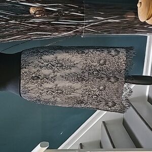 Ann Taylor Lace Overlay Skirt